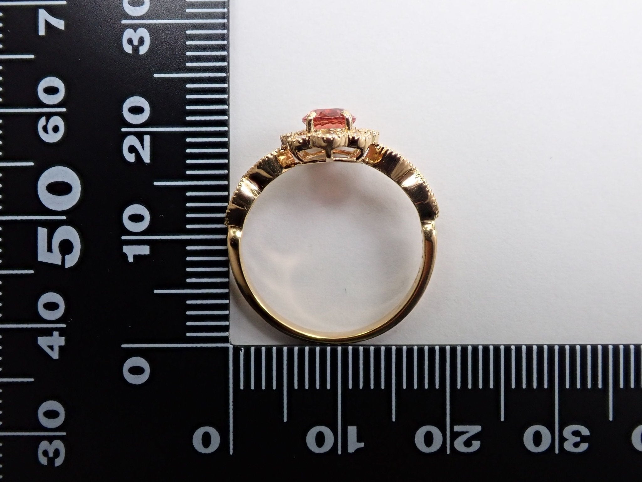 K18オレゴンサンストーン0.475ct リング - KARATZ STORE｜カラッツSTORE