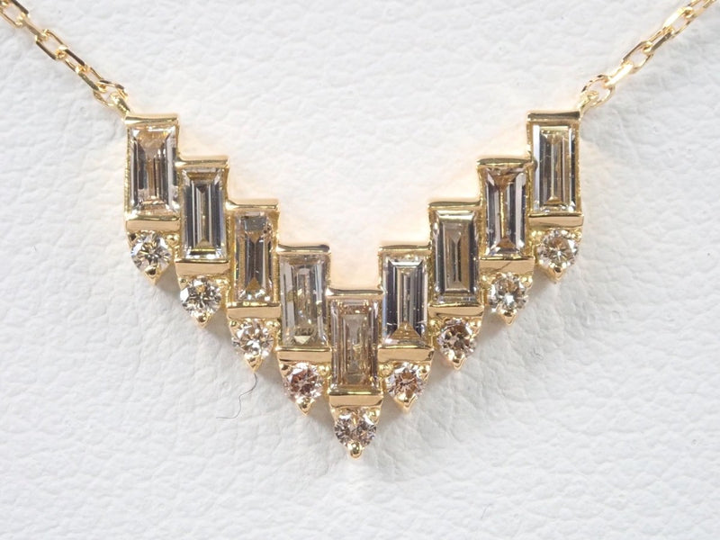 【カラフリ】K18ダイヤモンド0.49ct ペンダント（ネックレス） - カラッツSTORE