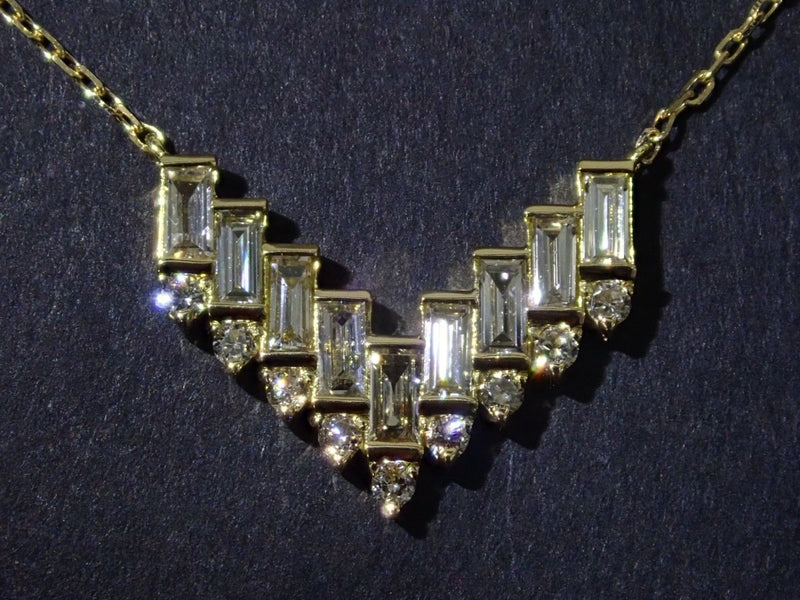 【カラフリ】K18ダイヤモンド0.49ct ペンダント（ネックレス） - カラッツSTORE