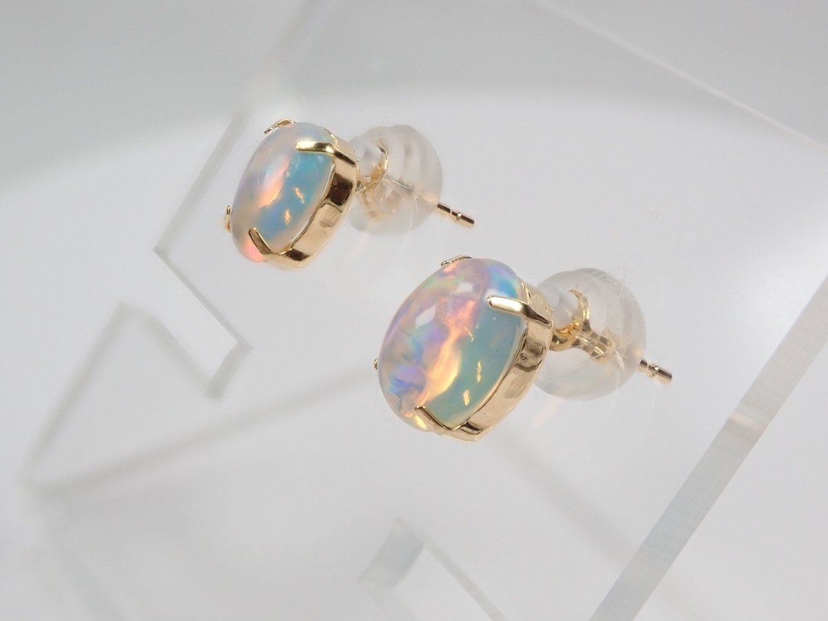 K18オパール0.50ct / 0.50ct ピアス - カラッツSTORE