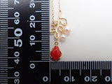 K18血赤珊瑚0.57ct ペンダント（ネックレス） - カラッツSTORE