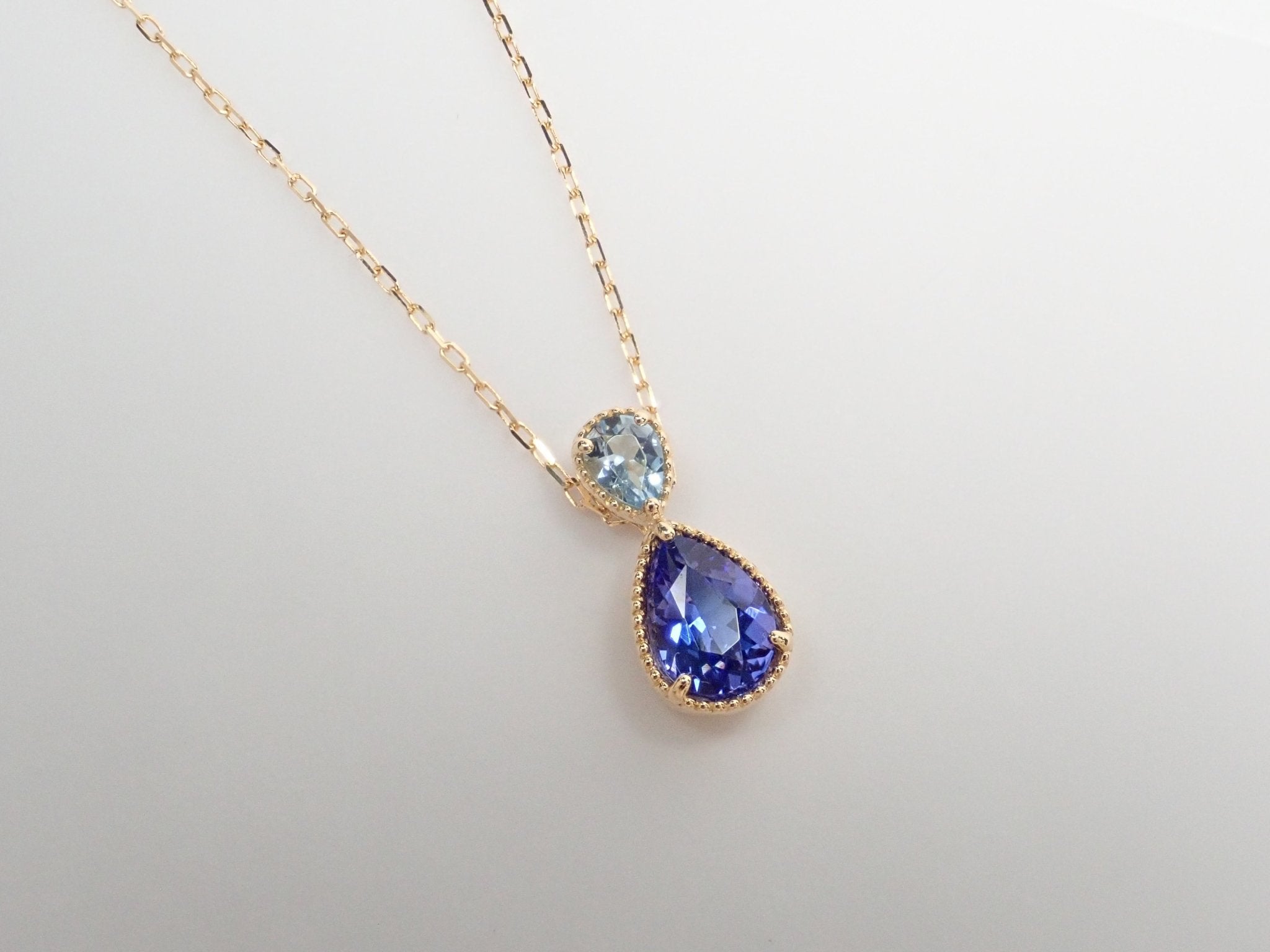 K18タンザナイト0.62ct ペンダント（ネックレス） - KARATZ STORE｜カラッツSTORE