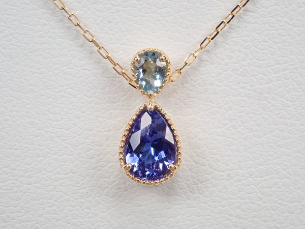 K18タンザナイト0.62ct ペンダント（ネックレス）