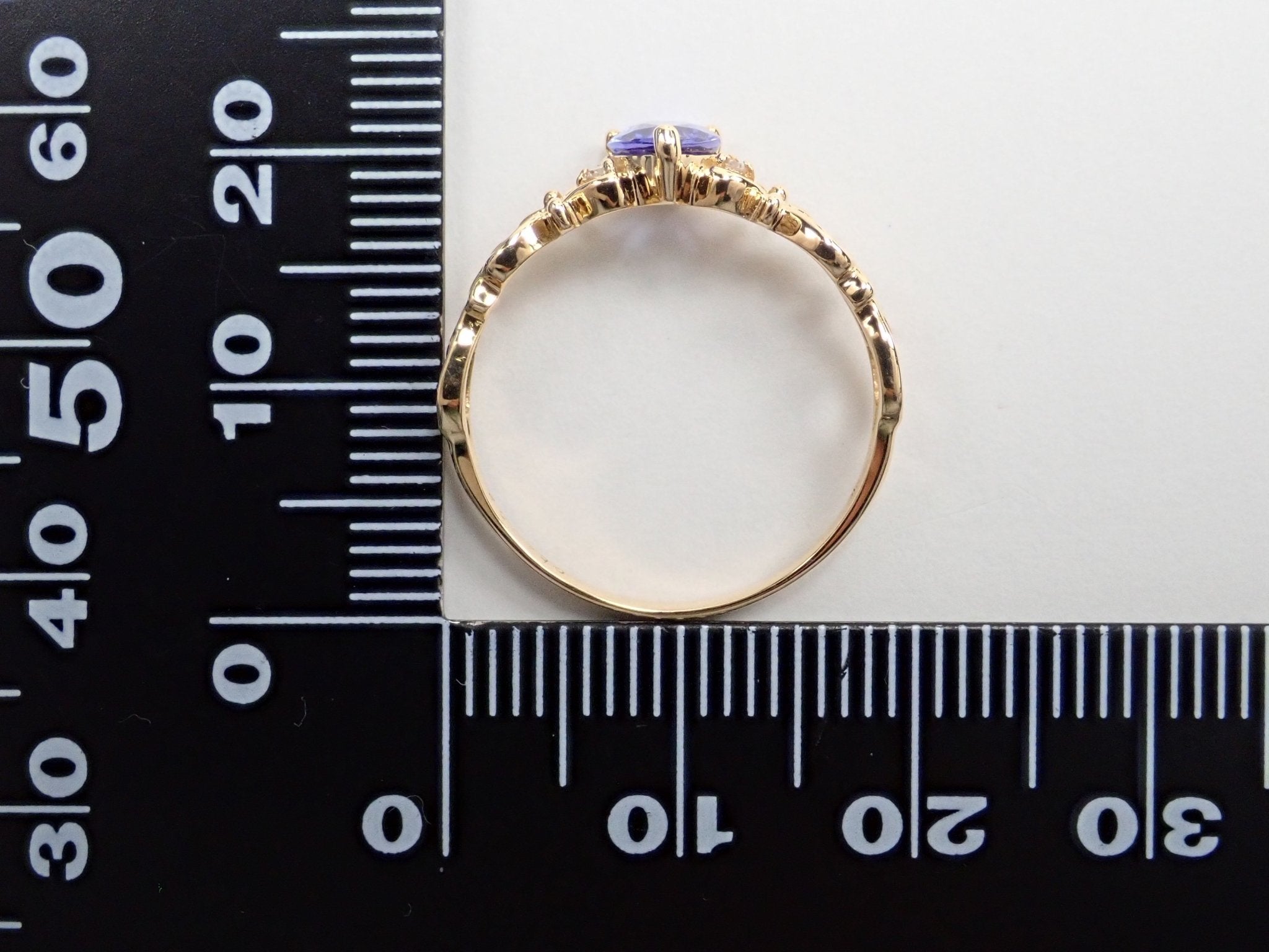 K18タンザナイト0.64ct ダイヤモンドリング - KARATZ STORE｜カラッツSTORE