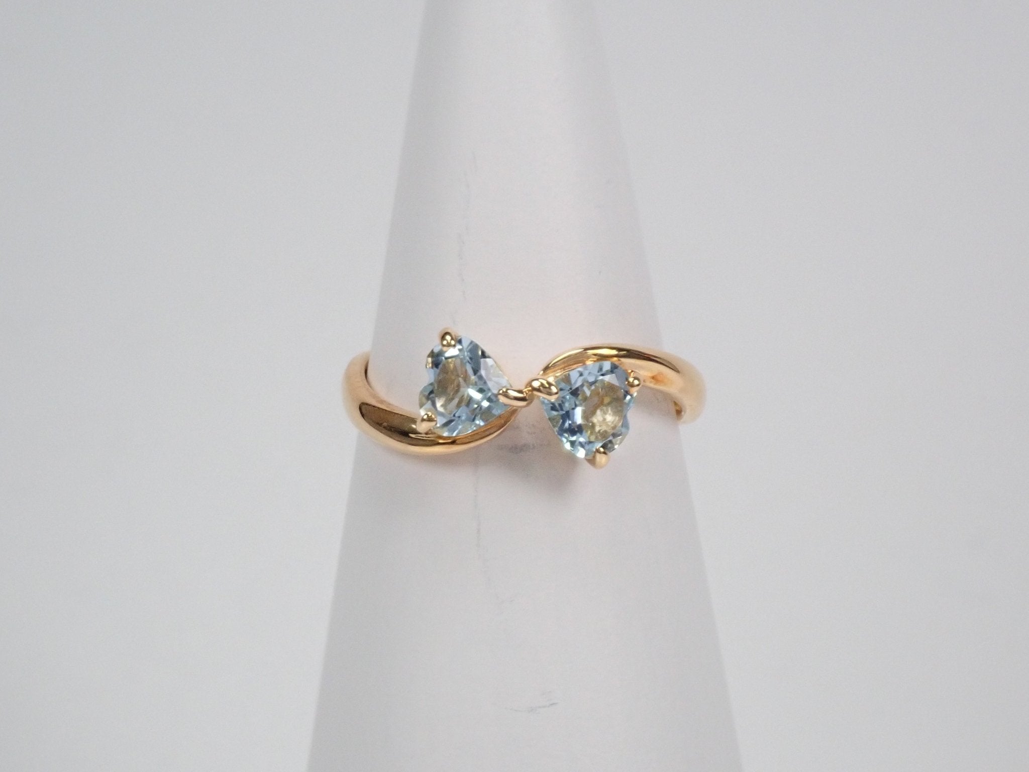 K18アクアマリン0.65ct リング - KARATZ STORE｜カラッツSTORE