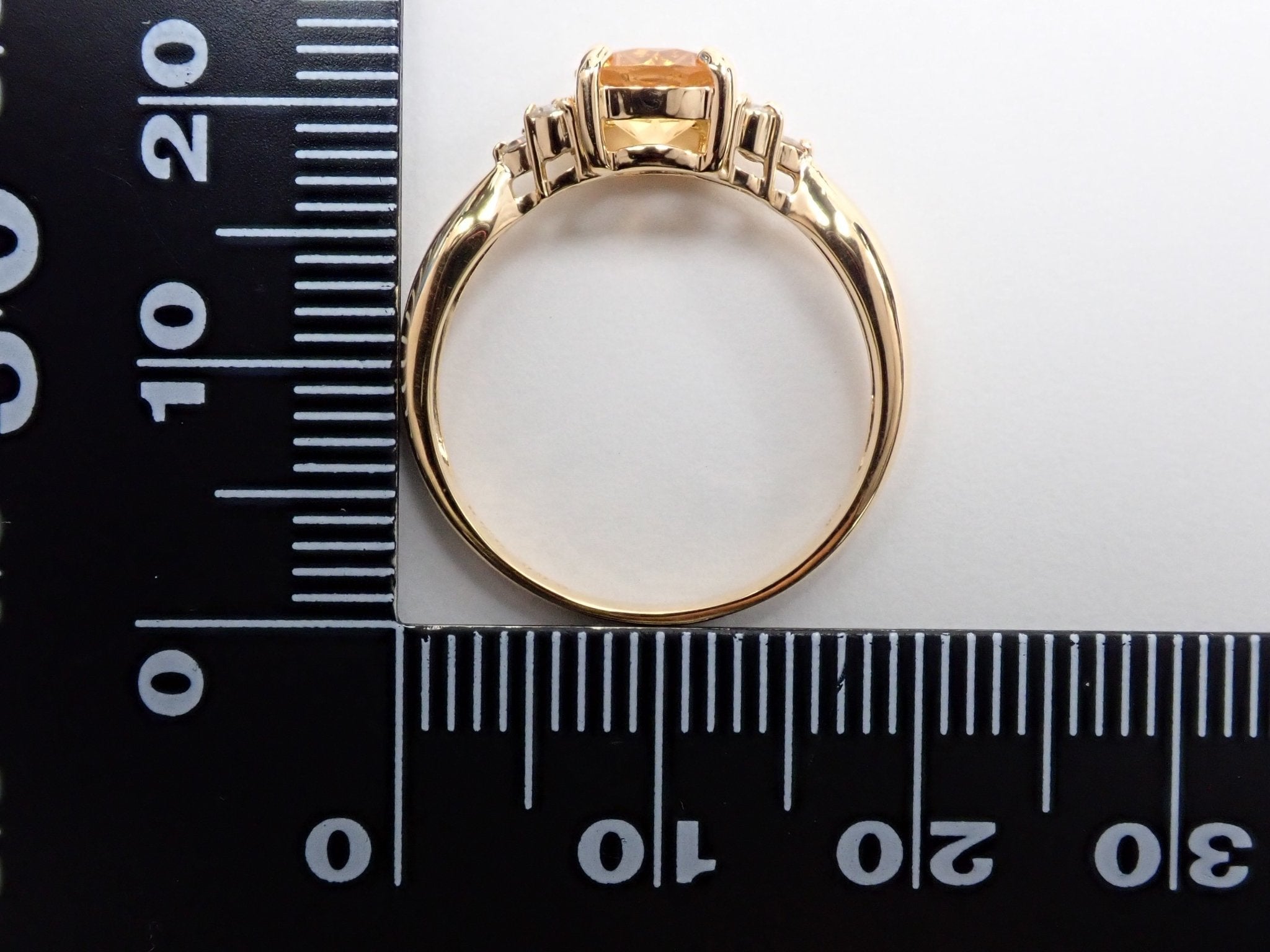 K18シトリン0.66ct リング（ダンデライオンカット） - KARATZ STORE｜カラッツSTORE