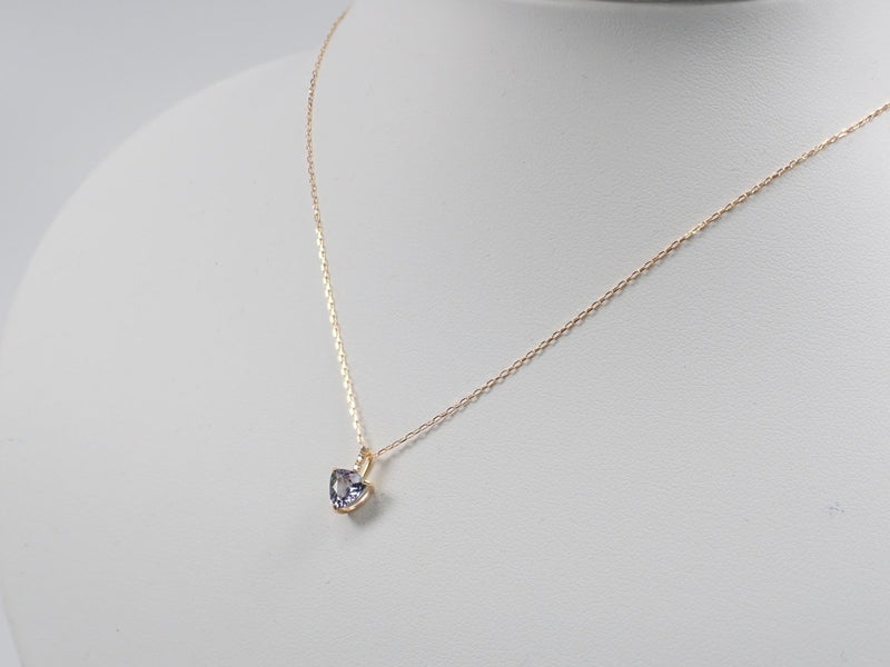 K18バイカラータンザナイト0.70ct ペンダント（ネックレス） - カラッツSTORE