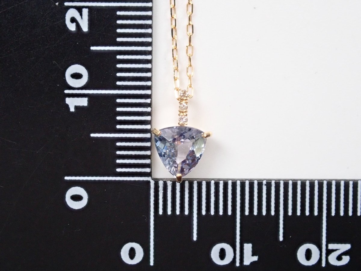 K18バイカラータンザナイト0.70ct ペンダント（ネックレス） - カラッツSTORE