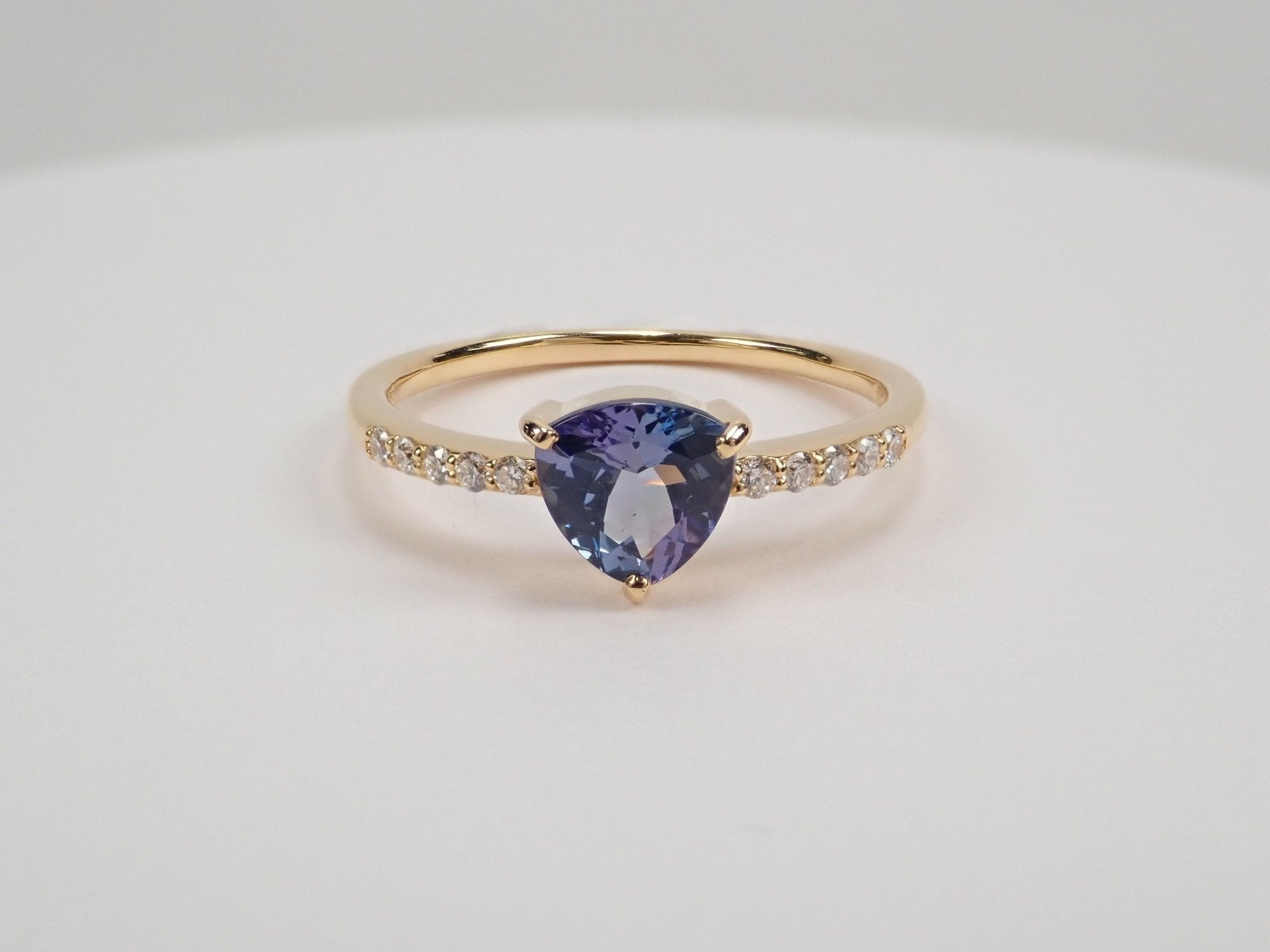 K18バイカラータンザナイト0.72ct リング - KARATZ STORE｜カラッツSTORE