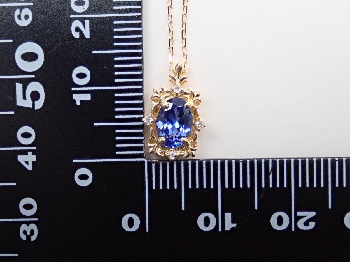 K18タンザナイト0.76ct ペンダント（ネックレス） - カラッツSTORE