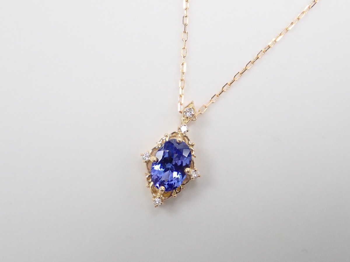 K18タンザナイト0.85ct ペンダント（ネックレス） - カラッツSTORE