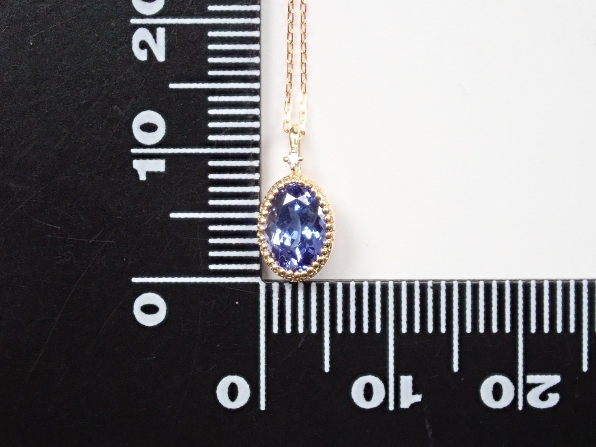 K18タンザナイト0.98ct ペンダント（ネックレス） - カラッツSTORE