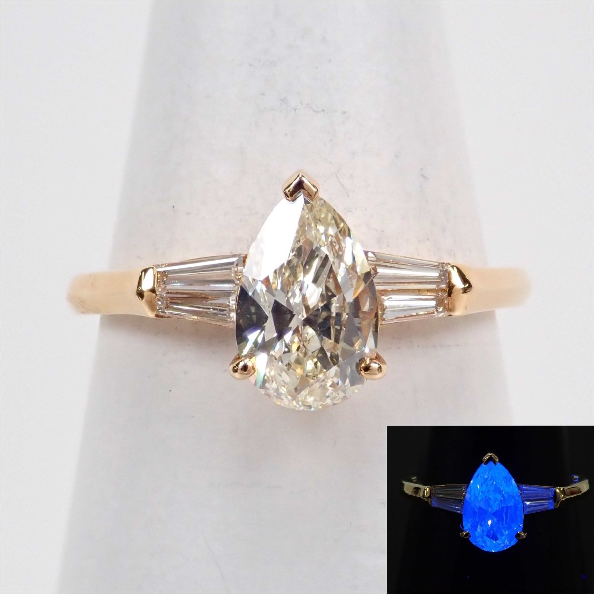 K18イエローダイヤモンド1.007ct リング - カラッツSTORE