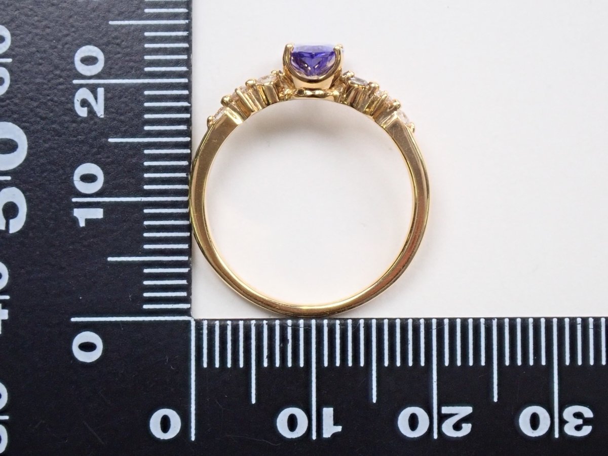 K18タンザナイト1.11ct リング - カラッツSTORE