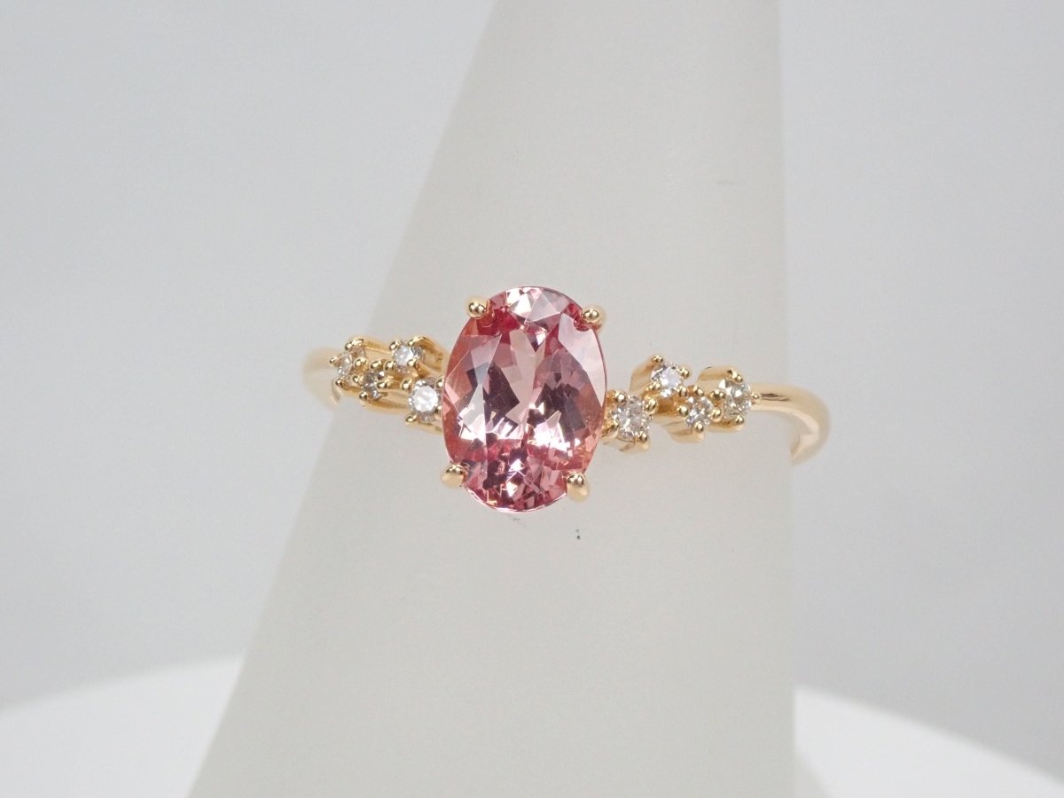 K18マラヤガーネット1.15ct リング - カラッツSTORE