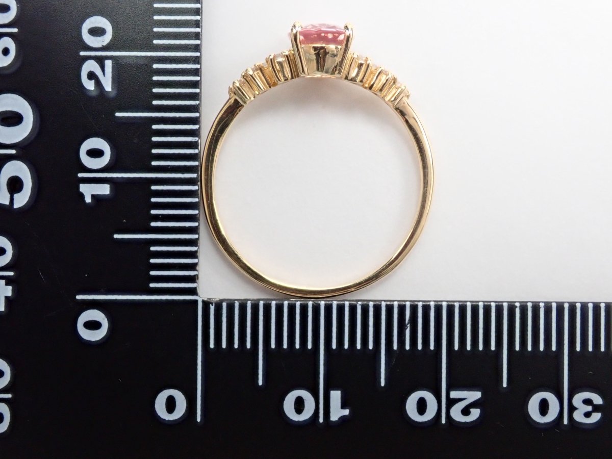 K18マラヤガーネット1.15ct リング - カラッツSTORE