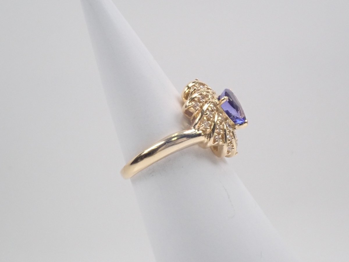 【カラフリ】K18タンザナイト1.18ct リング - カラッツSTORE