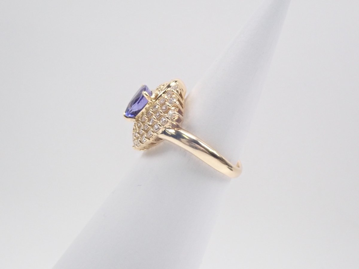 【カラフリ】K18タンザナイト1.18ct リング - カラッツSTORE