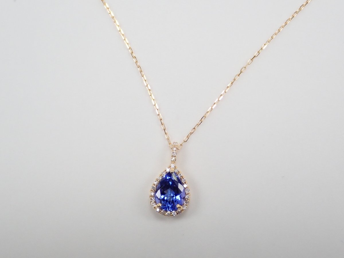 K18タンザナイト1.25ct ペンダント（ネックレス） - カラッツSTORE