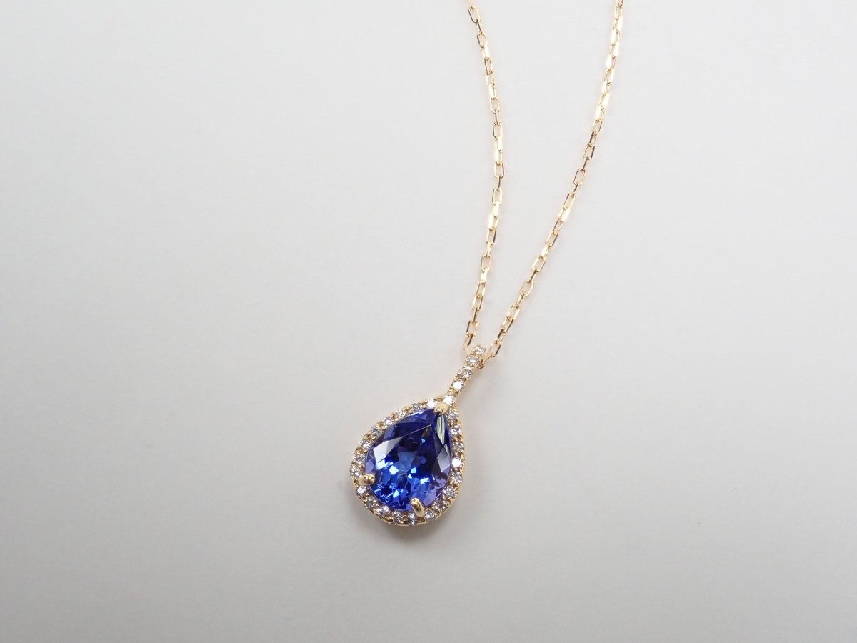 K18タンザナイト1.25ct ペンダント（ネックレス） - カラッツSTORE