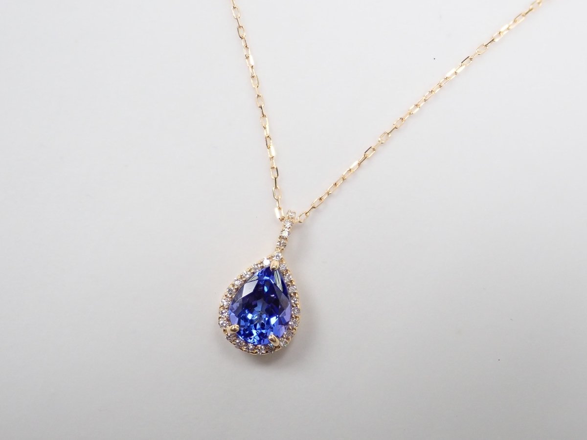 K18タンザナイト1.25ct ペンダント（ネックレス） - カラッツSTORE