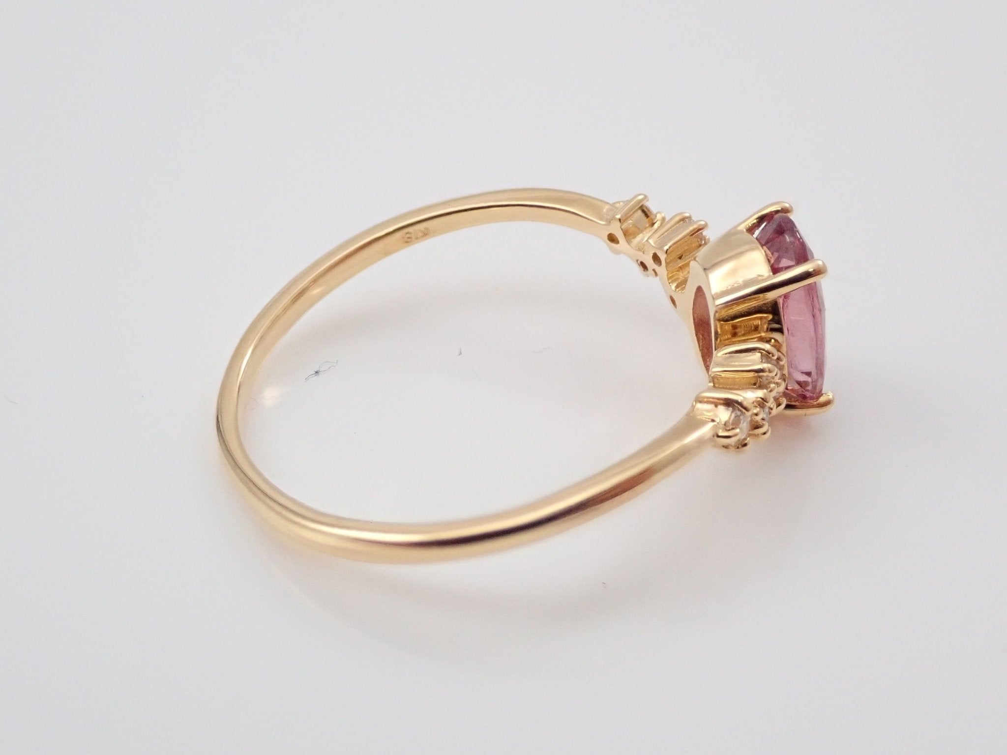 K18マラヤガーネット1.26ct リング - KARATZ STORE｜カラッツSTORE