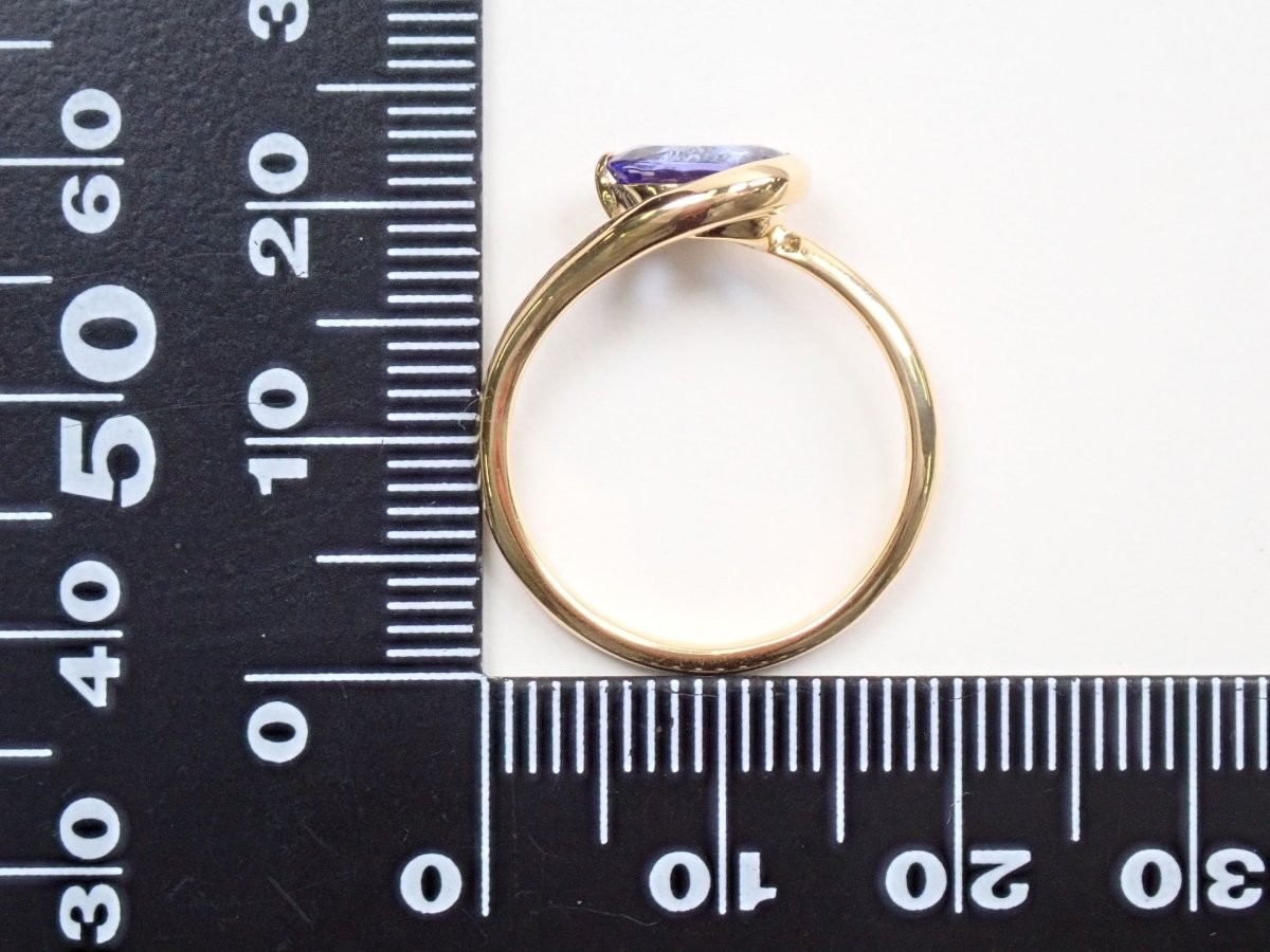 K18タンザナイト1.36ct リング - カラッツSTORE