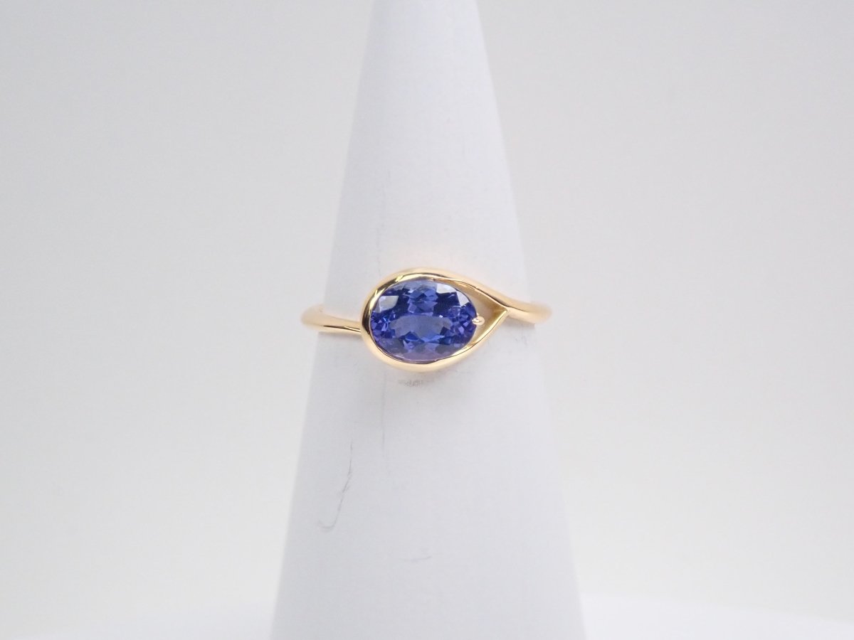 K18タンザナイト1.36ct リング - カラッツSTORE