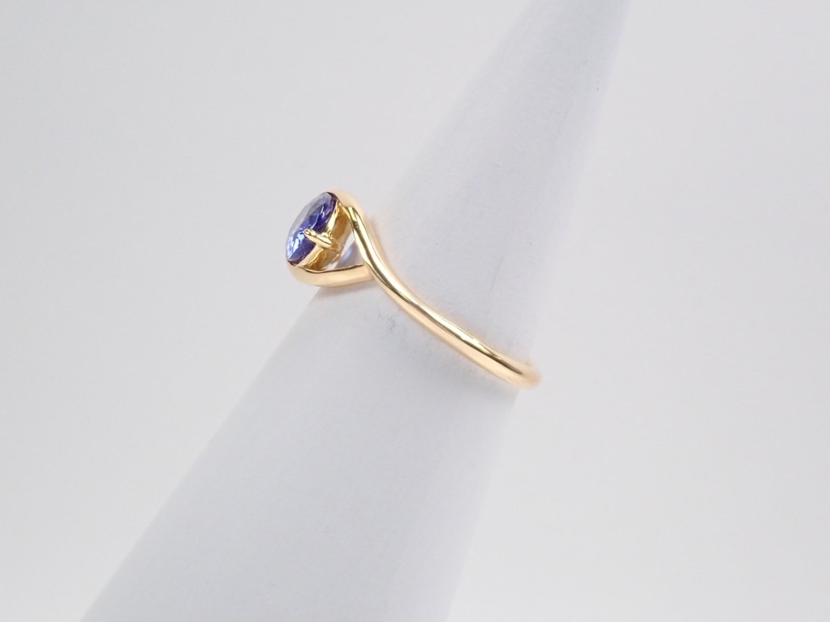 K18タンザナイト1.36ct リング - カラッツSTORE