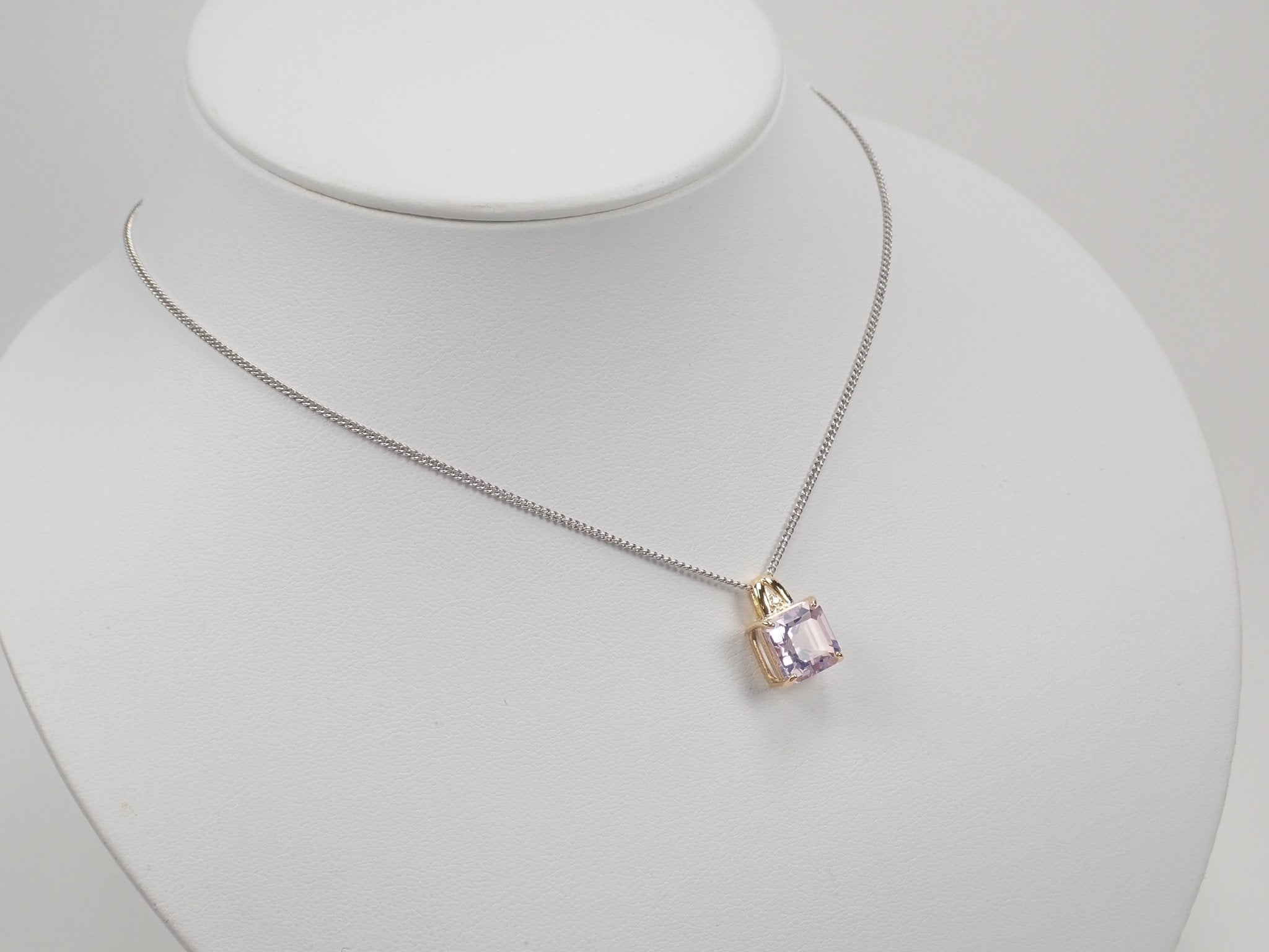 K18ラベンダークォーツ（スコロライト）4.00ct ペンダントトップ - KARATZ STORE｜カラッツSTORE