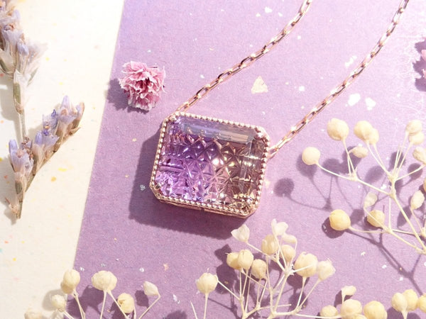 □K18切子チェーンネックレス 4.0g 40cm□昭和レトロ