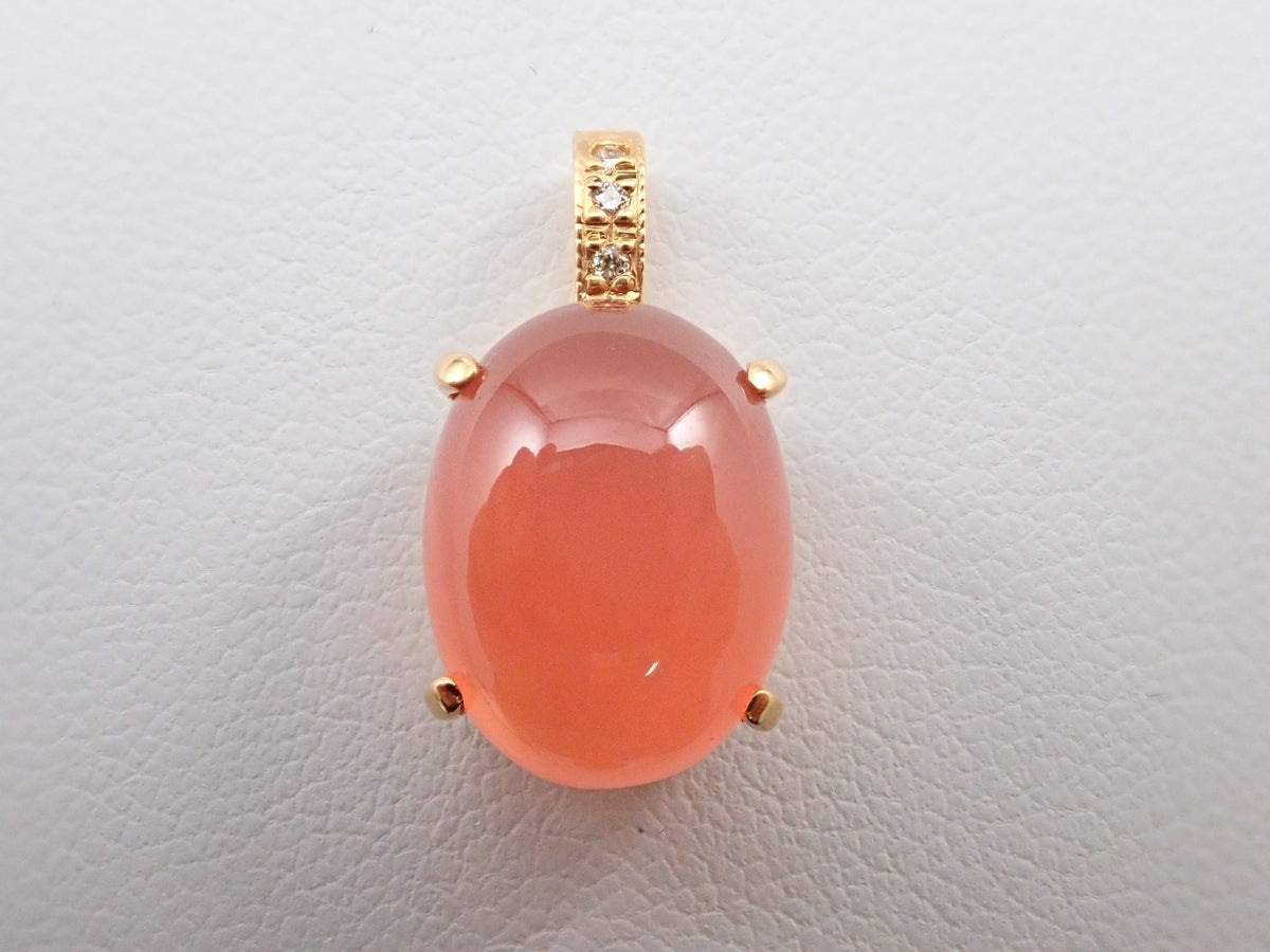 K18ロードクロサイト7.72ct ペンダントトップ（ネックレストップ）