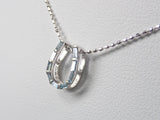 【カラフリ】K18/K18WGアイスブルーダイヤモンド0.07ct ペンダント（ネックレス） - カラッツSTORE