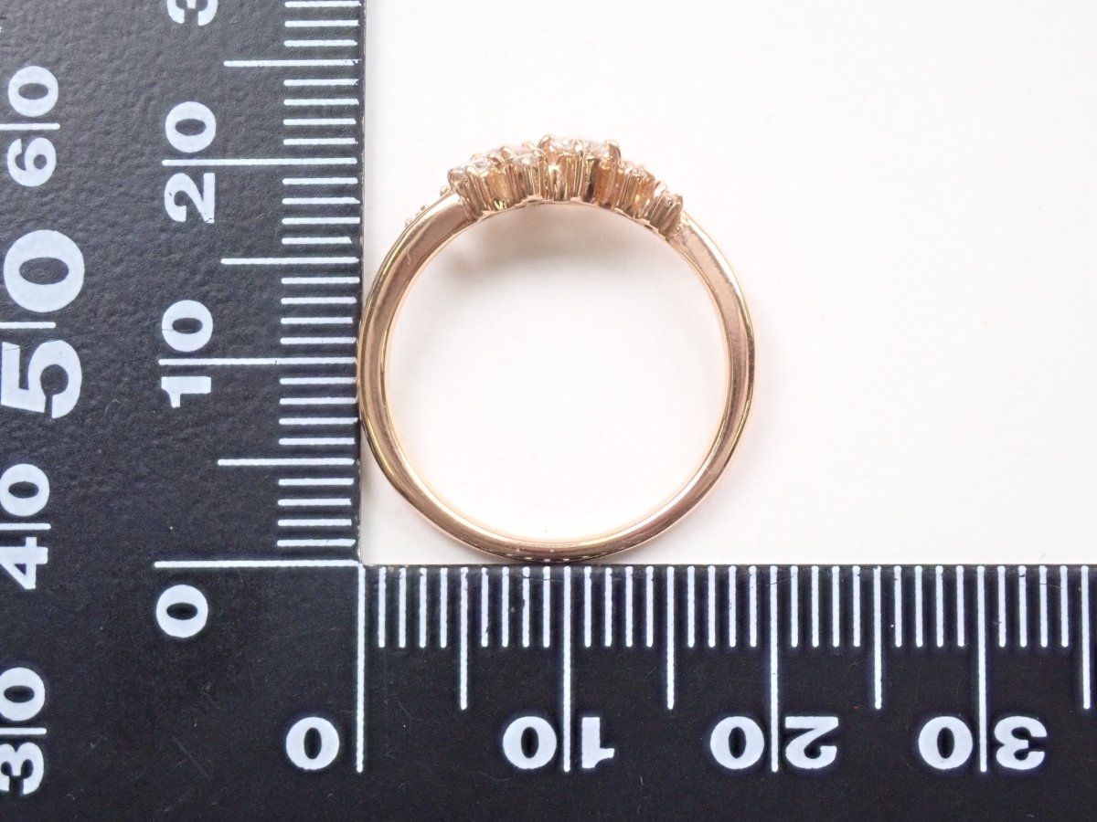 K18PGダイヤモンド0.25ct リング - カラッツSTORE