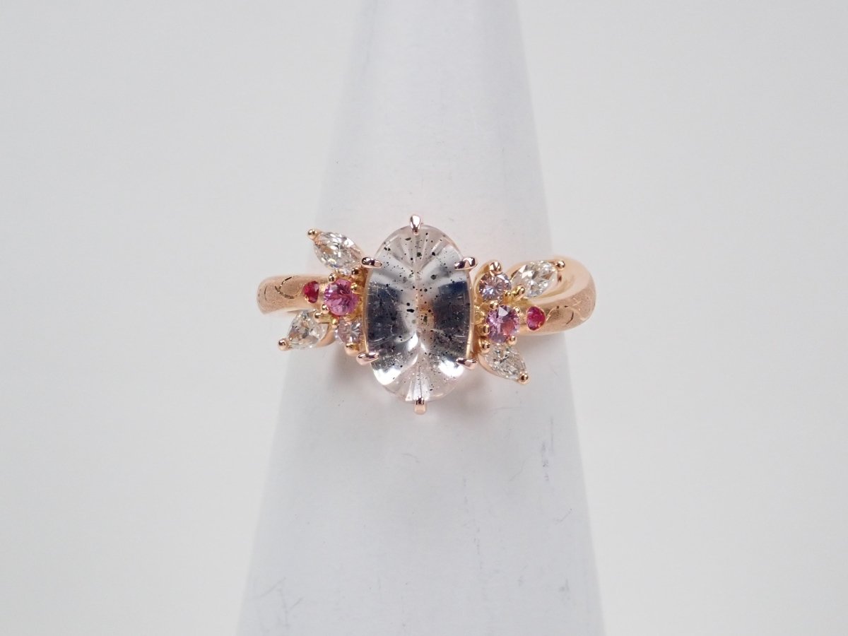 K18PGティンカーベルクォーツ（ピンクファイヤークォーツ）1.512ct リング - カラッツSTORE