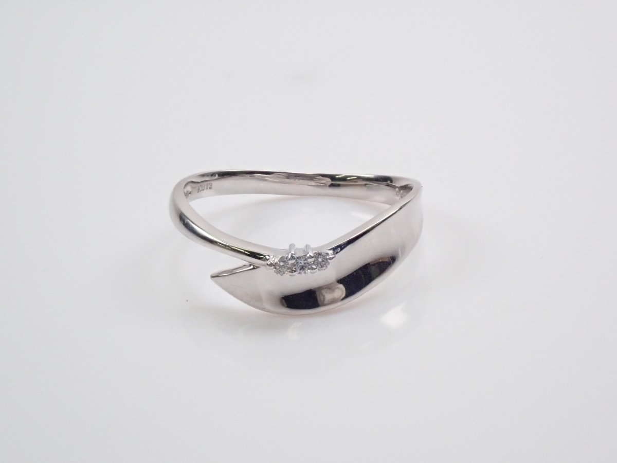 K18WGダイヤモンド0.03ct リング - カラッツSTORE