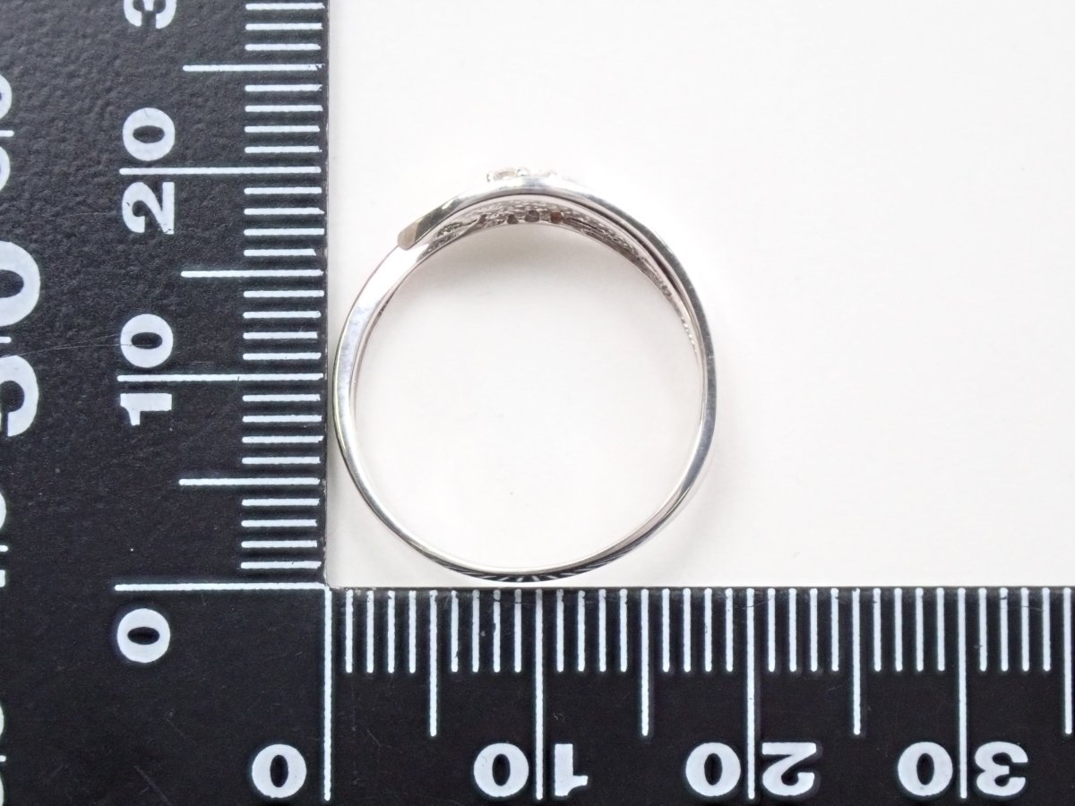 K18WGダイヤモンド0.03ct リング - カラッツSTORE