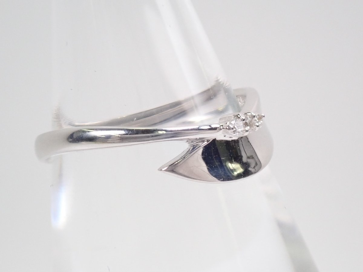 K18WGダイヤモンド0.03ct リング - カラッツSTORE