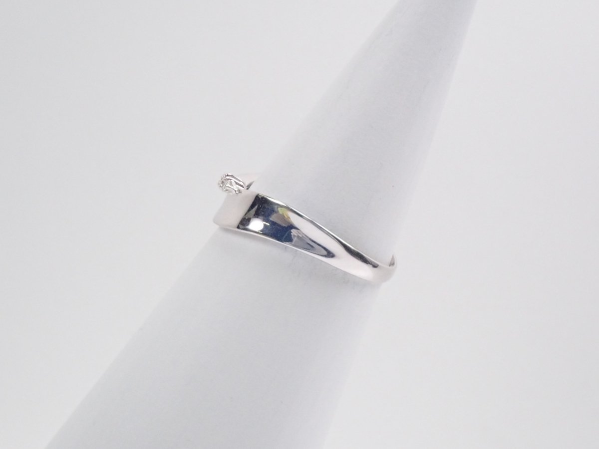 K18WGダイヤモンド0.03ct リング - カラッツSTORE