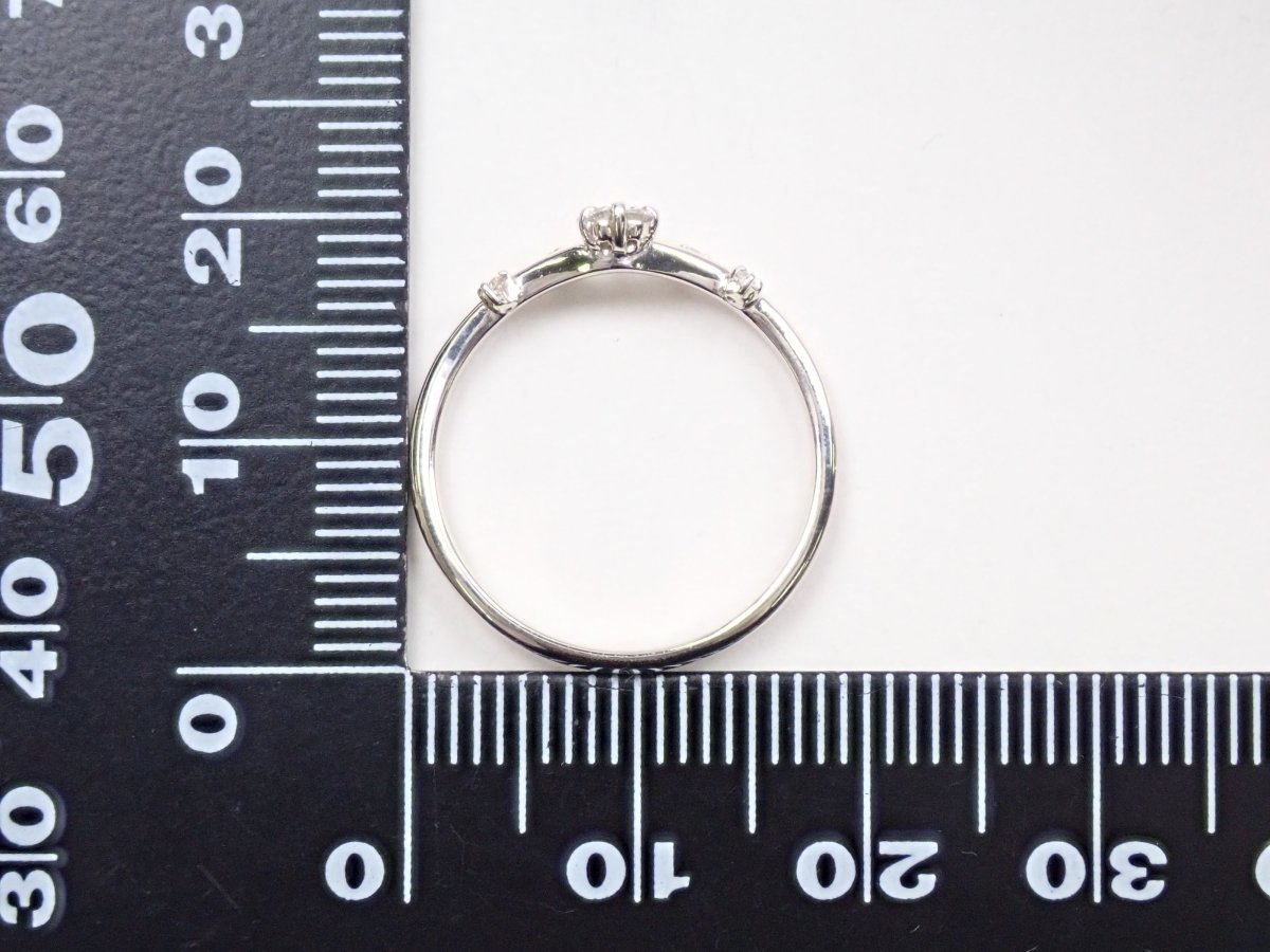 K18WGダイヤモンド0.06ct リング - カラッツSTORE