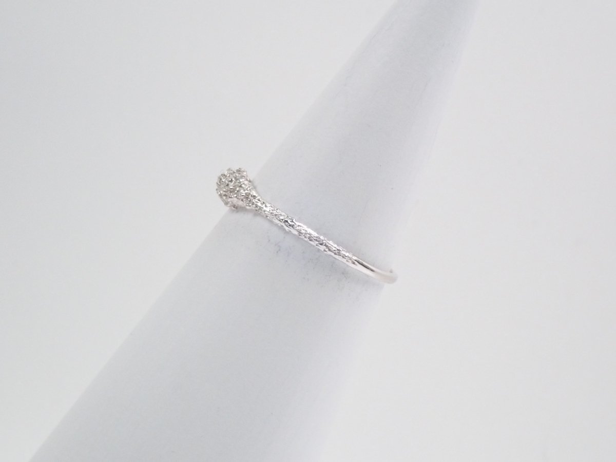 K18WGダイヤモンド0.10ct リング - カラッツSTORE