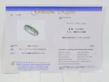 【カラフリ】K18WGグリーンダイヤモンド0.23ct リング 日独鑑 - カラッツSTORE