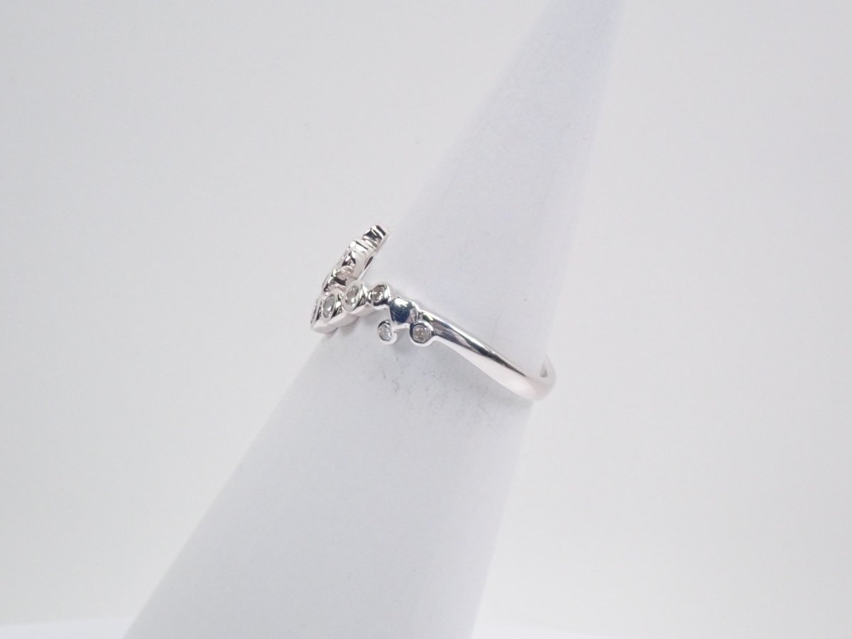 K18WGダイヤモンド0.25ct リング - カラッツSTORE