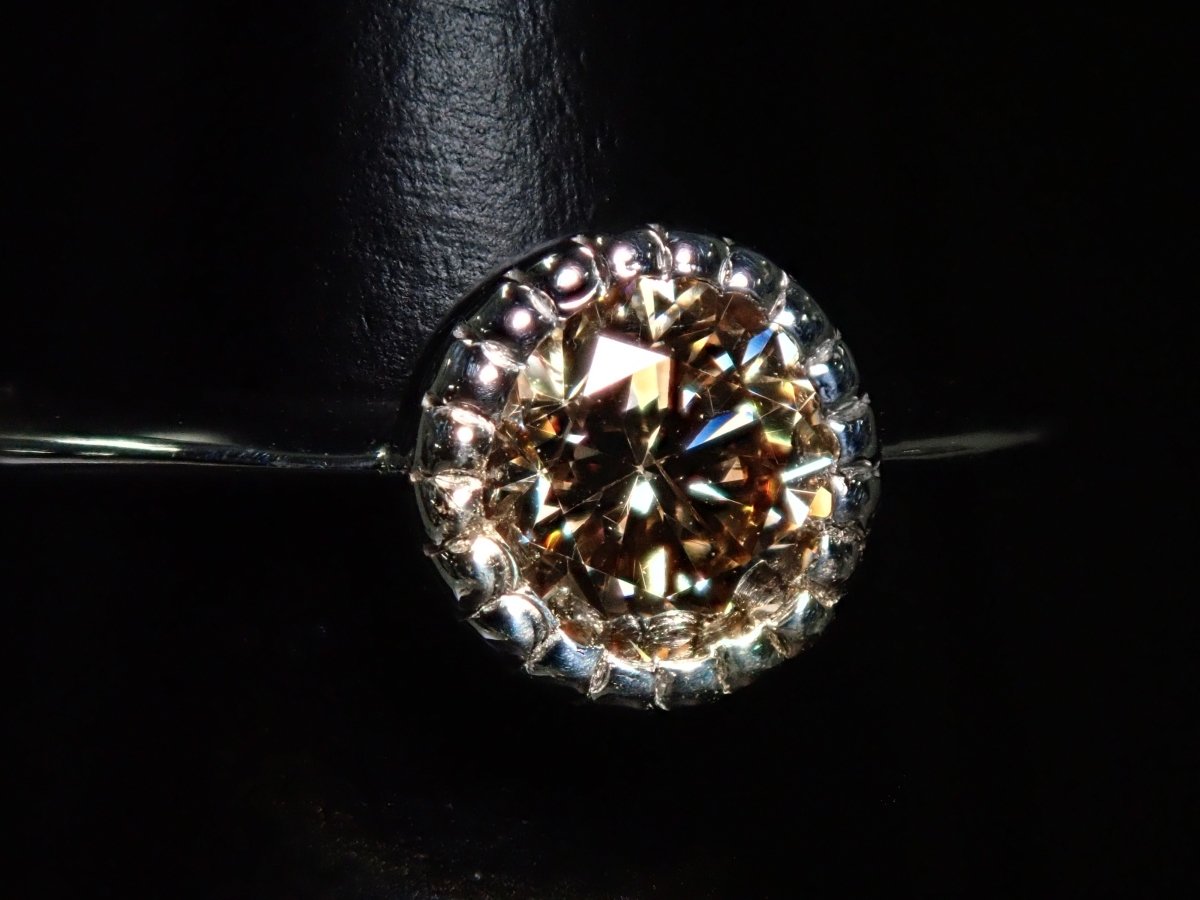 【カラフリ】K18WGダイヤモンド0.35ct ング - カラッツSTORE