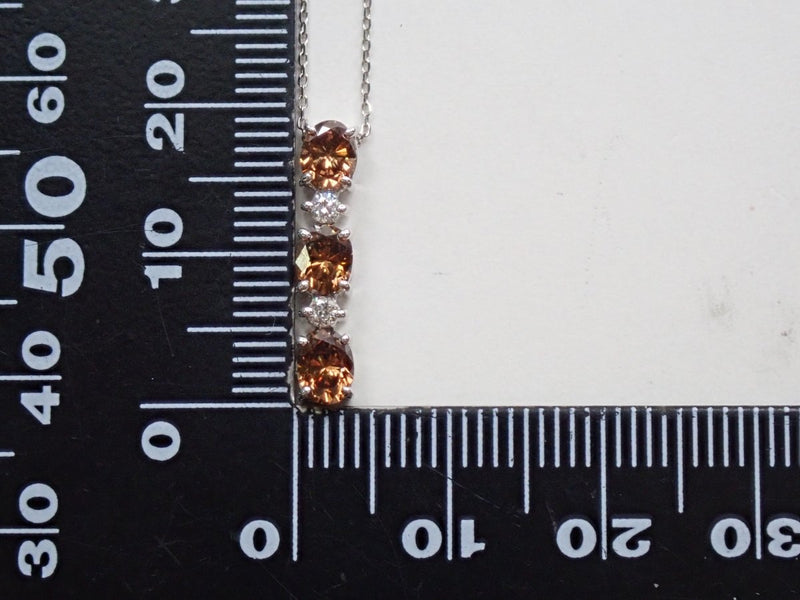 【カラフリ】K18WGブラウンダイヤモンド1.09ct ペンダント（ネックレス） - カラッツSTORE