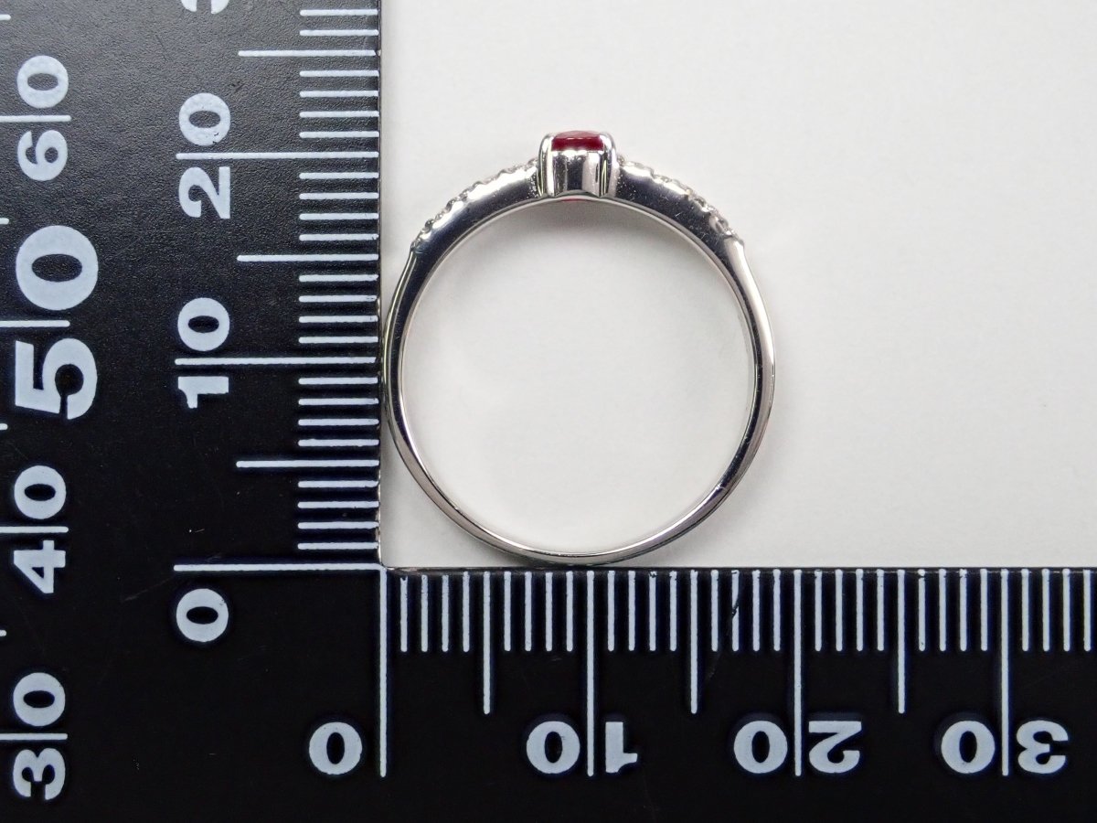 Pt900ピジョンブラッドルビー 0.30ct リング AIGS付 - カラッツSTORE