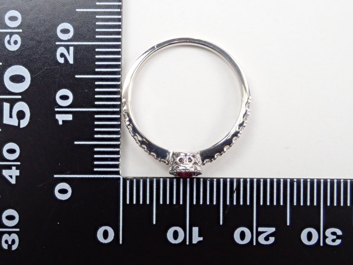 Pt900ピジョンブラッドルビー 0.36ct リング AIGS - カラッツSTORE