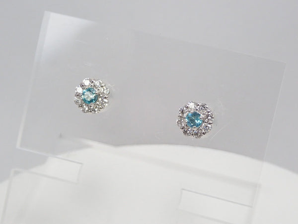 Pt900グランディディエライト0.04ct ピアス