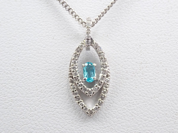 パライバトルマリン　ペンダントトップのみ　Pt900 トルマリン ペンダントトップ Pt900 pt900 パライバトルマリン