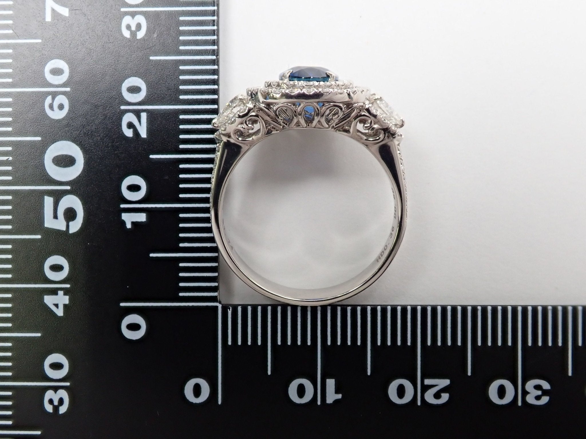 Pt900ビルマ産非加熱サファイア1.74ct リング GIA付 - KARATZ STORE｜カラッツSTORE